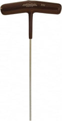 Paramount - 3/32" Hex, T-Handle Cushion Grip, Hex Key - 6-7/64" OAL, Protanium High Torque Steel, Inch System of Measurement - Benchmark Tooling
