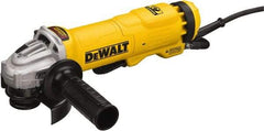 DeWALT - 4-1/2" Wheel Diam, 11,000 RPM, Corded Angle & Disc Grinder - 5/8-11 Spindle, 11 Amps - Benchmark Tooling