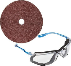 3M - 4-1/2" Diam 7/8" Hole 60 Grit Fiber Disc - Medium Grade, Ceramic, 13,300 Max RPM, Series 982C - Benchmark Tooling