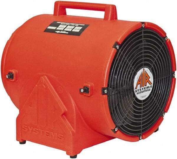 AIR Systems - 12" Inlet, Electric AC Ventilation Fan - 1 hp, 1,866 CFM (Free Air), 115 Max Voltage Rating - Benchmark Tooling