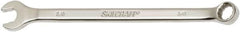 Ability One - 3/8" 12 Point Combination Wrench - 15° Offset Angle, Steel, Chrome Finish - Benchmark Tooling