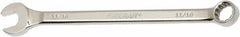 Ability One - 11/16" 12 Point Combination Wrench - 15° Offset Angle, Steel, Chrome Finish - Benchmark Tooling