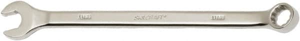 Ability One - 11mm 12 Point Combination Wrench - 15° Offset Angle, Steel, Chrome Finish - Benchmark Tooling