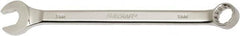 Ability One - 19mm 12 Point Combination Wrench - 15° Offset Angle, Steel, Chrome Finish - Benchmark Tooling