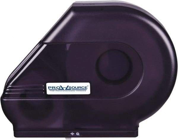 PRO-SOURCE - Jumbo Single Roll Plastic Toilet Tissue Dispenser - 6-1/4" Wide x 14" High x 16-1/2" Deep, Black - Benchmark Tooling