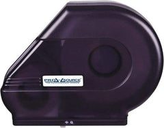 PRO-SOURCE - Jumbo Single Roll Plastic Toilet Tissue Dispenser - 6-1/4" Wide x 14" High x 16-1/2" Deep, Black - Benchmark Tooling