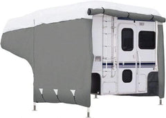 Classic Accessories - Polypropylene RV Protective Cover - 10 to 12' Long, Gray and White - Benchmark Tooling