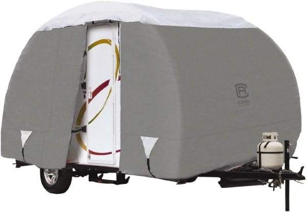 Classic Accessories - Polypropylene RV Protective Cover - 16' 6" Long, Gray and White - Benchmark Tooling