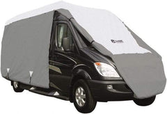 Classic Accessories - Polypropylene RV Protective Cover - 20' Long x 117" High, Gray and White - Benchmark Tooling