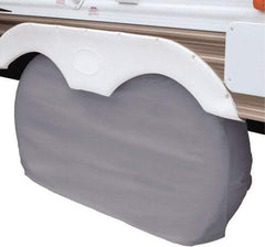 Classic Accessories - Polyvinyl Chloride RV Protective Cover - 27" Diam x 8" Wide, Gray - Benchmark Tooling