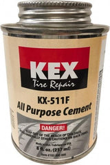 KEX Tire Repair - 8 oz. Can Cement - For Tires & Wheels - Benchmark Tooling
