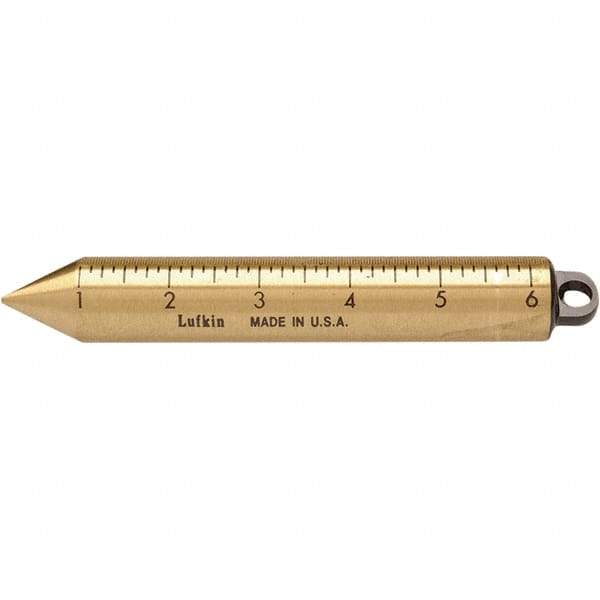 Lufkin - Plumb Bobs Weight (oz.): 20.00 Material: Brass - Benchmark Tooling