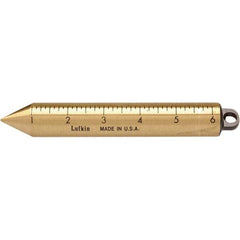 Lufkin - Plumb Bobs Weight (oz.): 20.00 Material: Brass - Benchmark Tooling