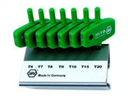 7 Piece - T6; T7; T8; T9; T10; T15; T20 MagicSpring® - Torx Wing Handle Set - Benchmark Tooling