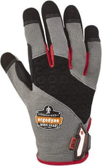 Ergodyne - Size 2XL (11), ANSI Cut Lvl A4, Puncture Lvl 4, Abrasion Lvl 3, Armortex Cut Resistant Gloves - Hook & Loop Cuff, Gray, Paired - Benchmark Tooling