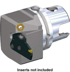 Kennametal - Beyond Evolution Blade Insert, 28mm Head Length, Modular Grooving Blade Holder Head - Left Hand Cut, System Size KM40TS, Through Coolant, Series Beyond Evolution - Benchmark Tooling