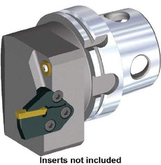 Kennametal - A3 & A4 Modular Blade Insert, 87mm Head Length, Modular Grooving Blade Holder Head - Right Hand Cut, System Size KM4X100, Through Coolant, Series KGME - Benchmark Tooling