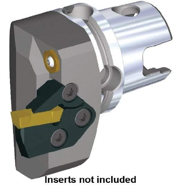 Kennametal - A3 & A4 Modular Blade Insert, 66.5mm Head Length, Modular Grooving Blade Holder Head - Right Hand Cut, System Size KM80ATC, Through Coolant, Series KGMS - Benchmark Tooling