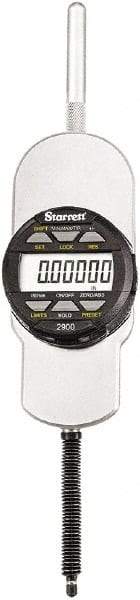 Starrett - Electronic Drop Indicators Minimum Measurement (Decimal Inch): 0.0000 Minimum Measurement (mm): 0.00 - Benchmark Tooling