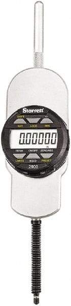 Starrett - Electronic Drop Indicators Minimum Measurement (Decimal Inch): 0.0000 Minimum Measurement (mm): 0.00 - Benchmark Tooling