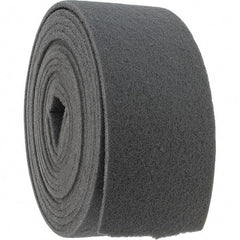 Brite Star - 30' Long x 6" Wide Nonwoven Roll - Very Fine Grade, Gray, Silicon Carbide - Benchmark Tooling