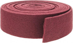 Brite Star - 30' Long x 4" Wide Nonwoven Roll - Very Fine Grade, Purple, Aluminum Oxide - Benchmark Tooling