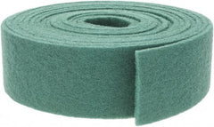 Brite Star - 30' Long x 4" Wide Nonwoven Roll - Fine Grade, Green, Aluminum Oxide - Benchmark Tooling