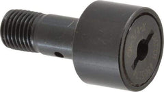 Accurate Bushing - 3/4" Roller Diam x 1/2" Width, 3/8" Stud Diam x 7/8" Length, Stud Cam Follower - Steel, 3/8" Thread Length, 3/8-24 Thread, 1-3/8" OAL, 2,140 Lb Dynamic Cap, 2,260 Lb Static Cap - Benchmark Tooling