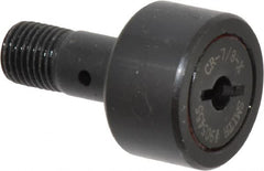 Accurate Bushing - 7/8" Roller Diam x 1/2" Width, 3/8" Stud Diam x 7/8" Length, Stud Cam Follower - Steel, 3/8" Thread Length, 3/8-24 Thread, 1-3/8" OAL, 2,140 Lb Dynamic Cap, 2,260 Lb Static Cap - Benchmark Tooling