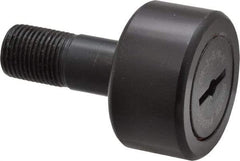 Accurate Bushing - 1-5/8" Roller Diam x 7/8" Width, 5/8" Stud Diam x 1-1/2" Length, Stud Cam Follower - Steel, 3/4" Thread Length, 5/8-18 Thread, 2-3/8" OAL, 5,560 Lb Dynamic Cap, 5,730 Lb Static Cap - Benchmark Tooling