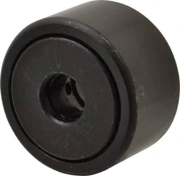 Accurate Bushing - 1/2" Bore, 1-3/4" Roller Diam x 1" Roller Width, Steel Yoke Cam Follower - 7,870 Lb Dynamic Load Capacity, 1-1/16" Overall Width - Benchmark Tooling