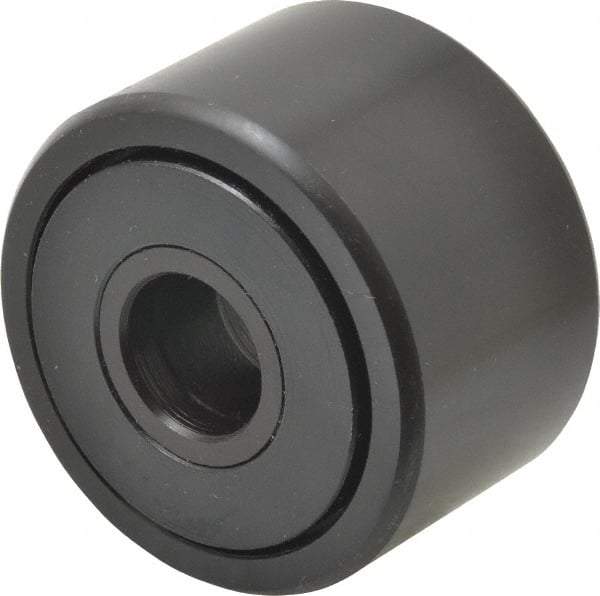 Accurate Bushing - 5/8" Bore, 2" Roller Diam x 1-1/4" Roller Width, Steel Yoke Cam Follower - 10,370 Lb Dynamic Load Capacity, 1-5/16" Overall Width - Benchmark Tooling