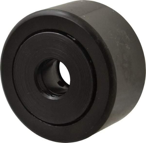 Accurate Bushing - 5/8" Bore, 2-1/4" Roller Diam x 1-1/4" Roller Width, Steel Yoke Cam Follower - 10,370 Lb Dynamic Load Capacity, 1-5/16" Overall Width - Benchmark Tooling