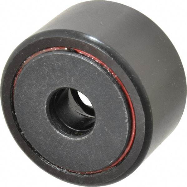 Accurate Bushing - 1/2" Bore, 1-3/4" Roller Diam x 1" Roller Width, Steel Yoke Cam Follower - 7,870 Lb Dynamic Load Capacity, 1-1/16" Overall Width - Benchmark Tooling