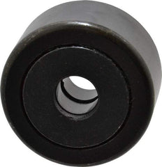 Accurate Bushing - 5/8" Bore, 2-1/4" Roller Diam x 1-1/4" Roller Width, Steel Yoke Cam Follower - 10,370 Lb Dynamic Load Capacity, 1-5/16" Overall Width - Benchmark Tooling