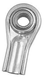 Alinabal - 1/4" ID, Female Spherical Rod End - 1/4-28 LH, Carbon Steel with Steel Raceway - Benchmark Tooling