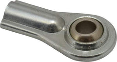 Alinabal - 3/8" ID, Female Spherical Rod End - 3/8-24 LH, Carbon Steel with Steel Raceway - Benchmark Tooling