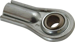 Alinabal - 1/2" ID, Female Spherical Rod End - 1/2-20 LH, Carbon Steel with Nylon Raceway - Benchmark Tooling