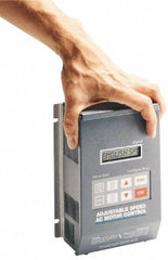 Leeson - 115/230 Volt, 1 hp, Frequency Drive, Inverter & Speed Control - 6.12" Wide x 4.22" Deep x 7-1/2" High - Benchmark Tooling