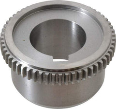 Lovejoy - 1-7/8" Inside x 4-3/4" Outside Diam, Rigid Coupling Hub - 1/2" Keyway Width x 1/4" Keyway Depth - Benchmark Tooling