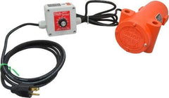 Vibco - 1 Phase, 2.6 Amp, 115 Volt, 8-3/16" Long, Electric Vibrators - 0 to 200 Lbs. Force, 70 Decibels - Benchmark Tooling