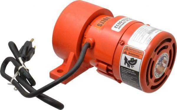 Vibco - 1 Phase, 1.7 Amp, 115 Volt, 7-1/2" Long, Electric Vibrators - 0 to 80 Lbs. Force, 50 Decibels - Benchmark Tooling