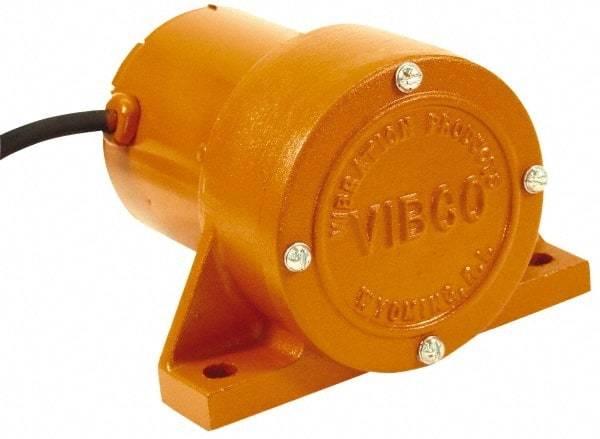 Vibco - 1 Phase, 1.4 Amp, 115 Volt, 5" Long, Electric Vibrators - 0 to 20 Lbs. Force, 45 Decibels - Benchmark Tooling