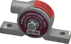 Vibco - 20 Lb. Force, 4 Cubic Feet per Minute, 12,000 RPM, 66 Decibel, Pneumatic Vibrator - 3-7/8" Long x 3/4" Wide x 2" High, 1/8 Port Inlet - Benchmark Tooling