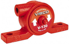 Vibco - 80 Lb. Force, 7-1/2 Cubic Feet per Minute, 19,000 RPM, 72 Decibel, Pneumatic Vibrator - 4-7/8" Long x 15/16" Wide x 2-5/16" High, 1/8 Port Inlet, 1/8 Port Outlet - Benchmark Tooling