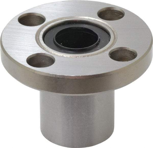 Value Collection - 1/2" ID, Round Flanged Single Linear Bearing - 7/8" OD - Benchmark Tooling