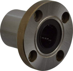 Value Collection - 3/4" ID, Round Flanged Single Linear Bearing - 1-1/4" OD - Benchmark Tooling