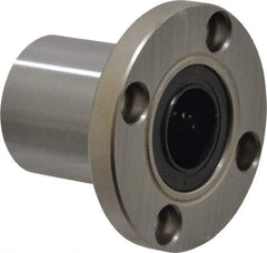 Value Collection - 16mm ID, Round Flanged Single Linear Bearing - 28mm OD - Benchmark Tooling