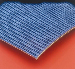 Made in USA - Incline Conveyor Belt - Carboxilated Nitrile Roughtop, 3-Ply, No. 20030230-12 - Benchmark Tooling