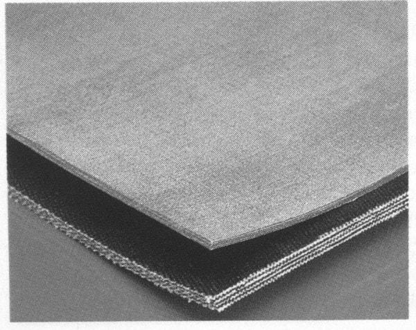 Made in USA - 18" Wide, Friction Surface Conveyor Belt - Nitrile, Brown, 3-Ply, No. 20032700-18 - Benchmark Tooling